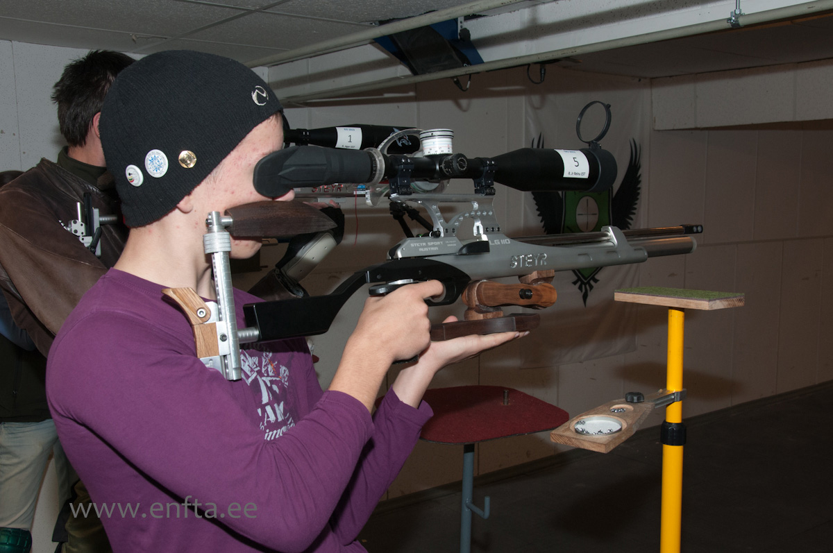 0174   Rein Jr Reinu, Steyr LG 110 Field Target, Nikko Stirling Targetmaster 10 50x60